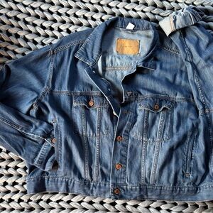 Light denim & DENIM cropped jacket